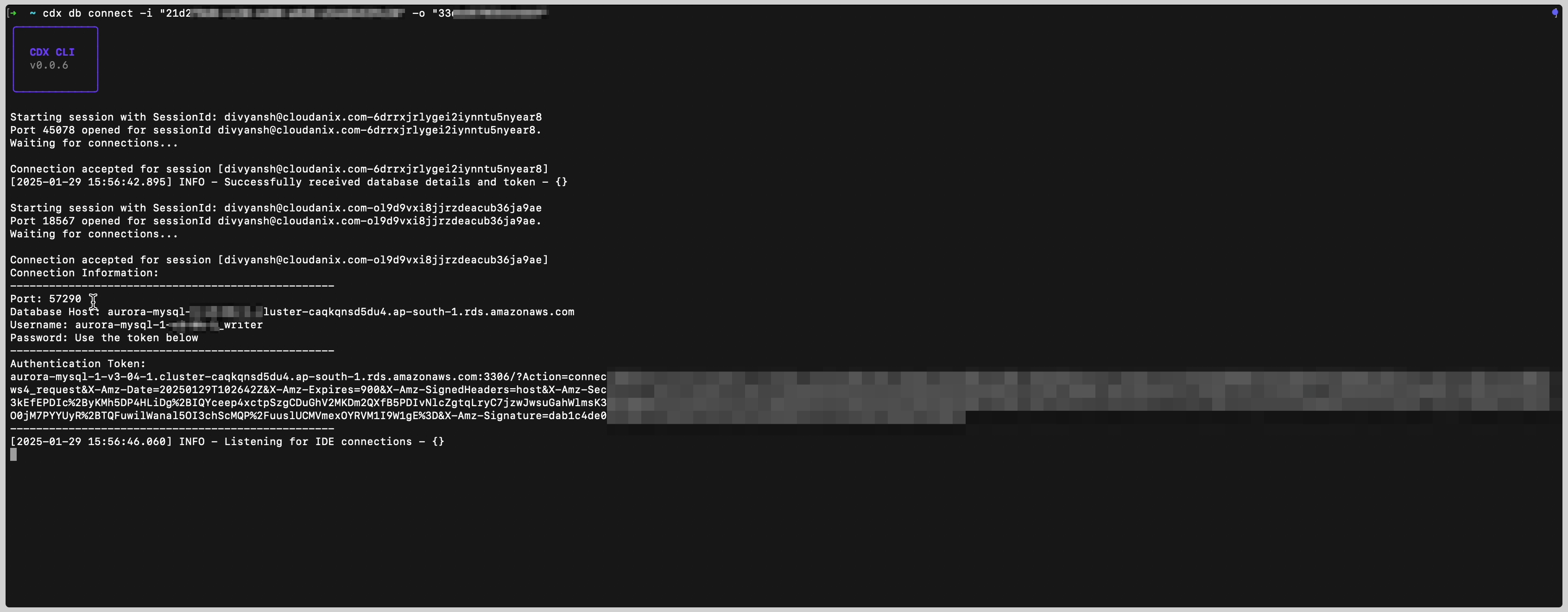 CLX for permission accepted screenshot